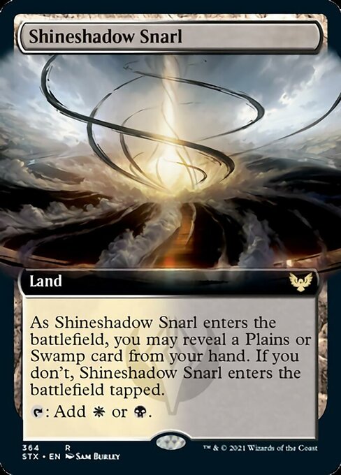 Shineshadow Snarl (Extended Art) [Strixhaven: School of Mages] - The Mythic Store | 24h Order Processing
