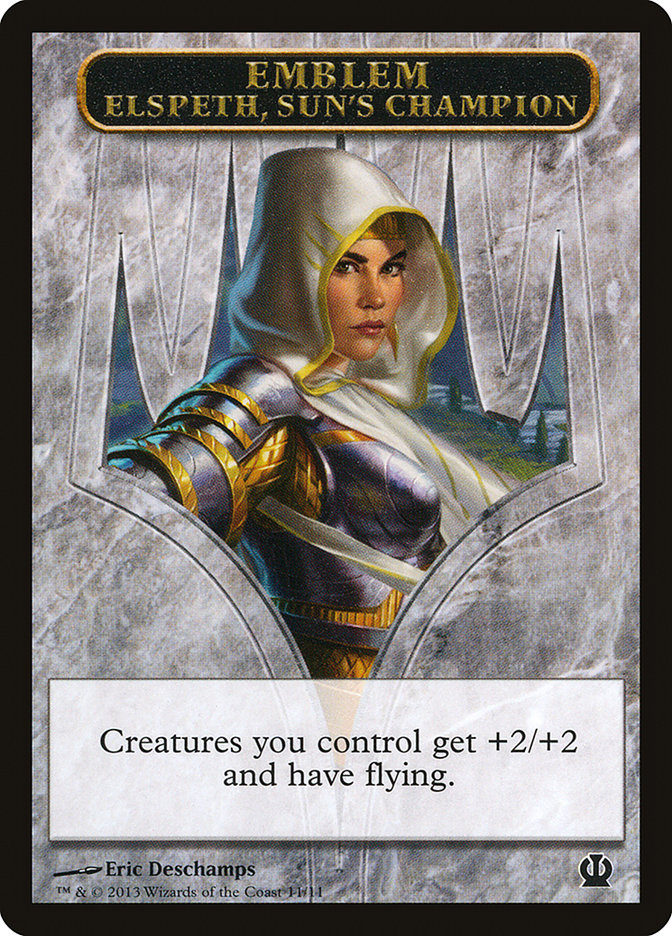 Elspeth, Sun's Champion Emblem [Theros Tokens] - The Mythic Store | 24h Order Processing