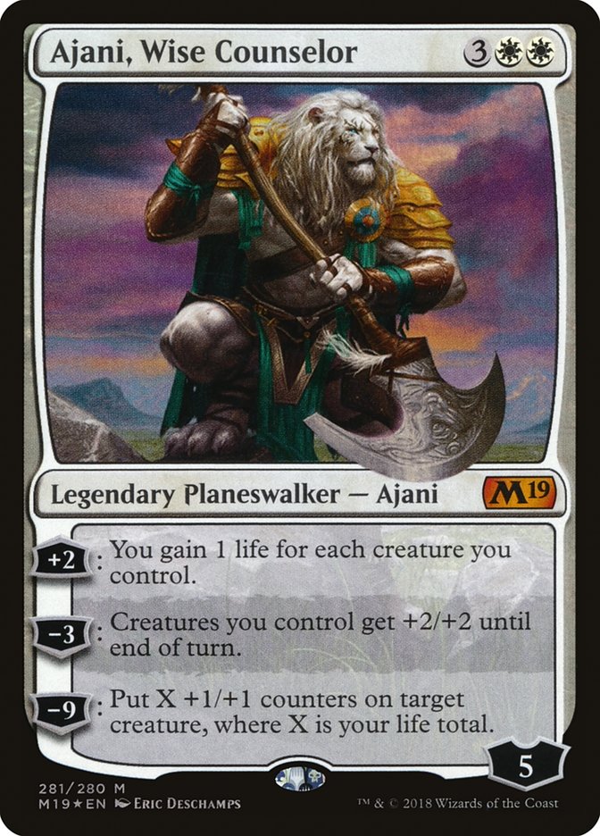 Ajani, Wise Counselor [Core Set 2019] - The Mythic Store | 24h Order Processing