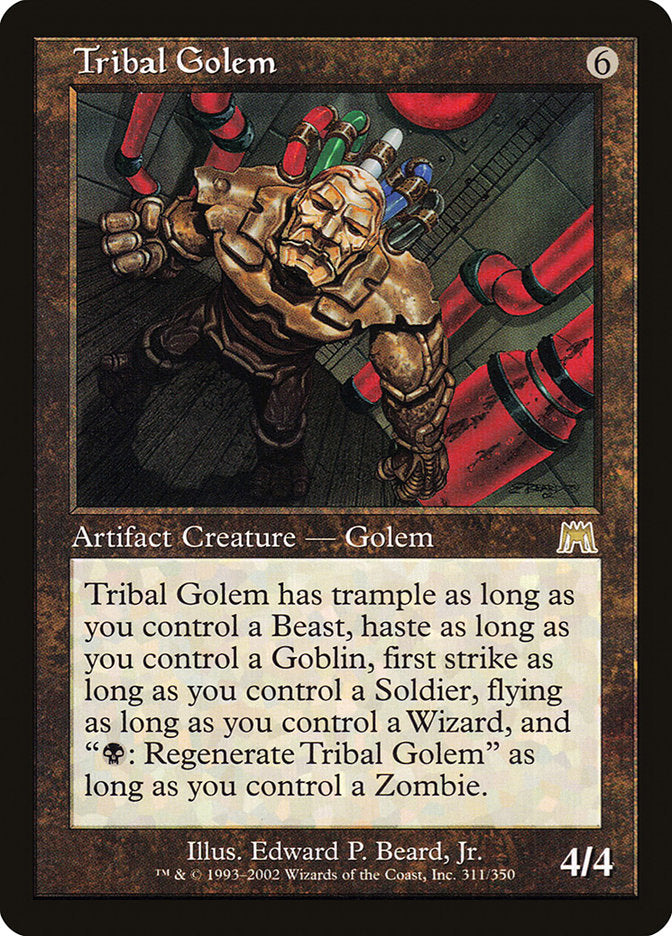 Tribal Golem [Onslaught] - The Mythic Store | 24h Order Processing