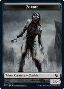 Zombie // Zombie Double-Sided Token (005 MIC/005 MID) [Innistrad: Midnight Hunt Commander Tokens] - The Mythic Store | 24h Order Processing