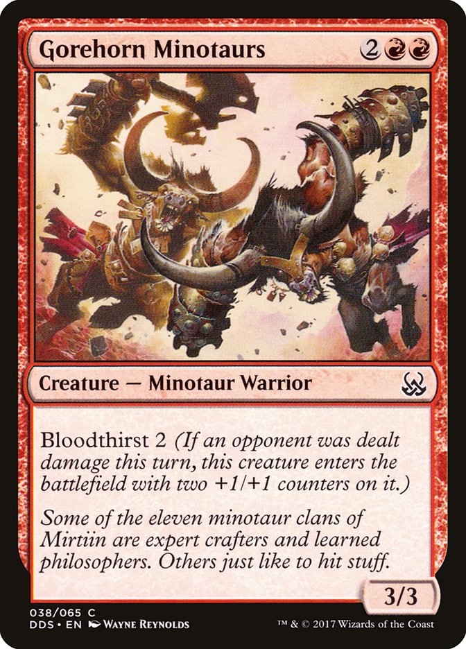 Gorehorn Minotaurs [Duel Decks: Mind vs. Might] - The Mythic Store | 24h Order Processing