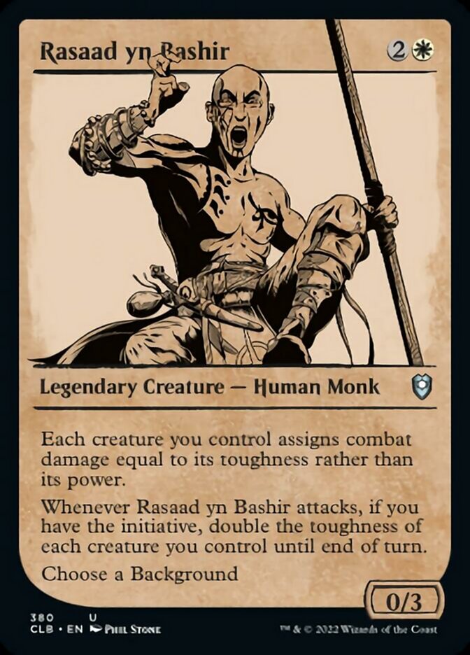 Rasaad yn Bashir (Showcase) [Commander Legends: Battle for Baldur's Gate] - The Mythic Store | 24h Order Processing