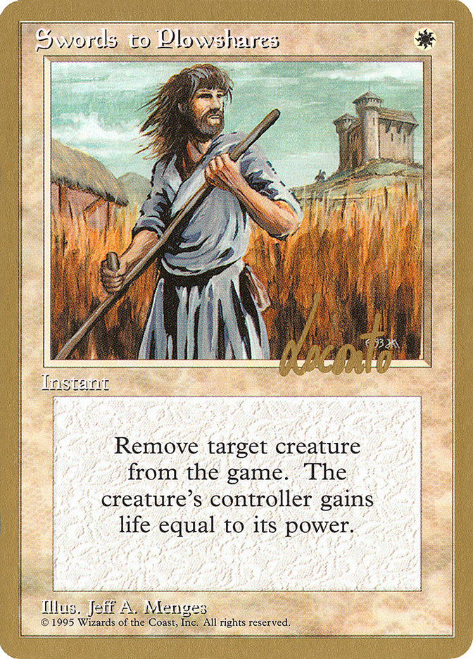 Swords to Plowshares (Michael Loconto) [Pro Tour Collector Set] - The Mythic Store | 24h Order Processing