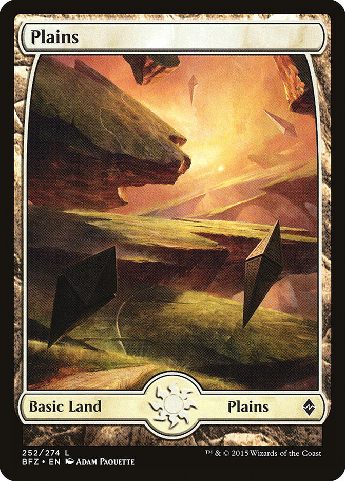 Plains (252) (Full Art) [Battle for Zendikar] - The Mythic Store | 24h Order Processing