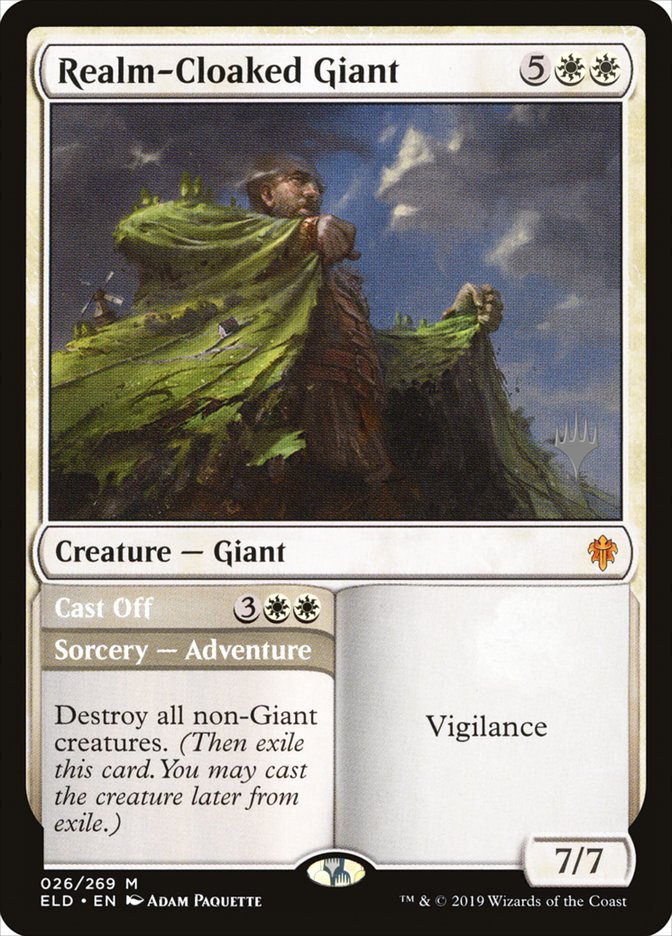 Realm-Cloaked Giant // Cast Off (Promo Pack) [Throne of Eldraine Promos] - The Mythic Store | 24h Order Processing