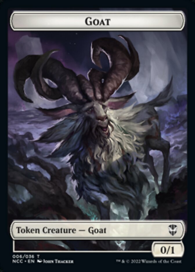 Zombie // Goat Double-Sided Token [Streets of New Capenna Commander Tokens] - The Mythic Store | 24h Order Processing