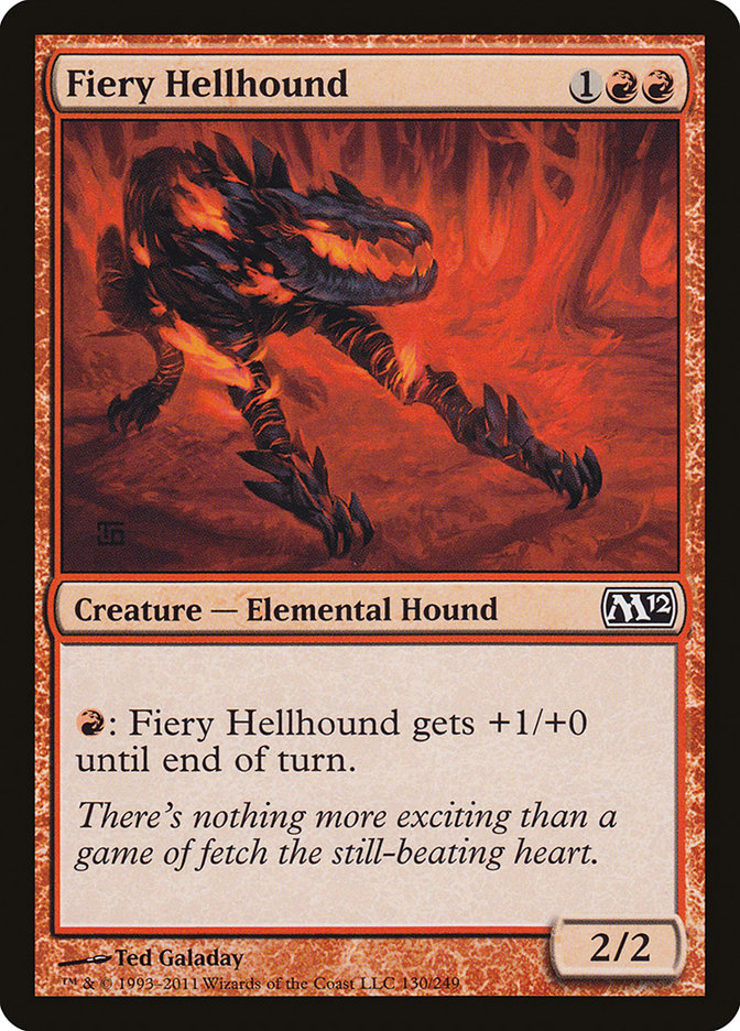 Fiery Hellhound [Magic 2012] - The Mythic Store | 24h Order Processing