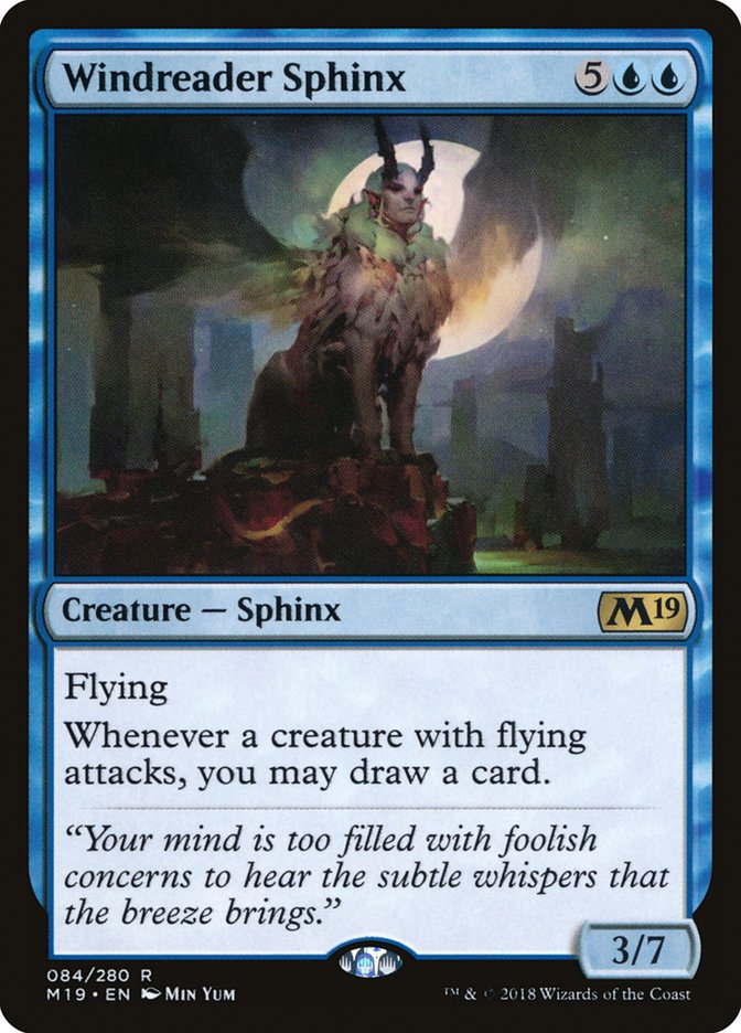 Windreader Sphinx [Core Set 2019] - The Mythic Store | 24h Order Processing