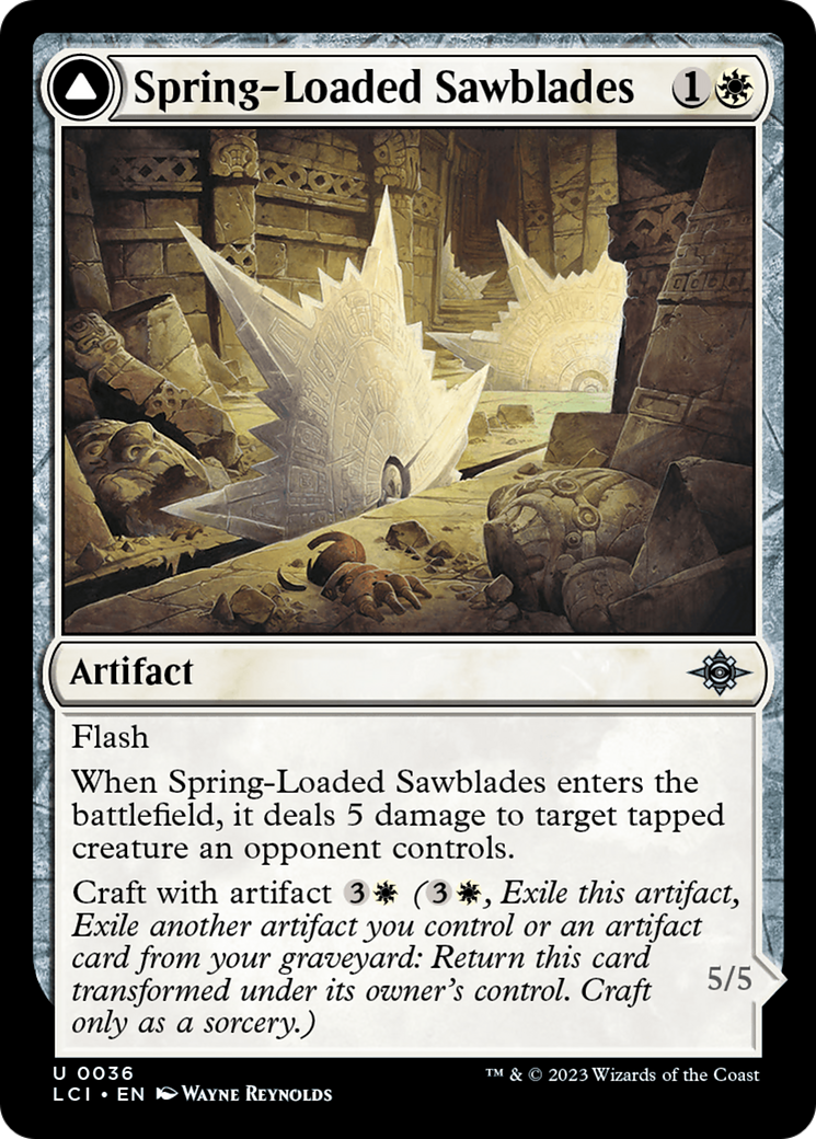 Spring-Loaded Sawblades // Bladewheel Chariot [The Lost Caverns of Ixalan] - The Mythic Store | 24h Order Processing