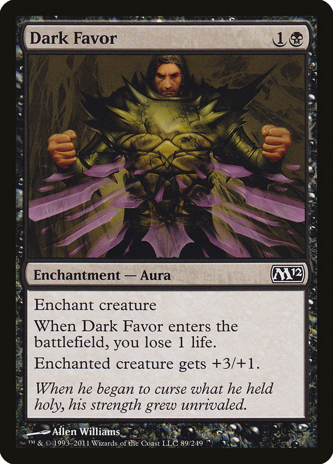Dark Favor [Magic 2012] - The Mythic Store | 24h Order Processing
