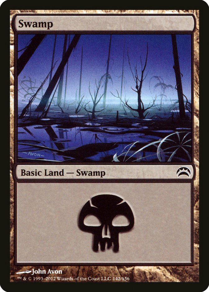 Swamp (142) [Planechase 2012] - The Mythic Store | 24h Order Processing