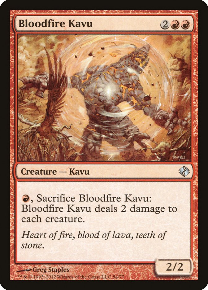 Bloodfire Kavu [Duel Decks: Venser vs. Koth] - The Mythic Store | 24h Order Processing