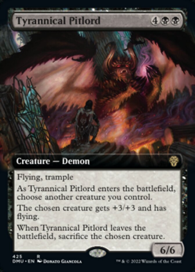 Tyrannical Pitlord (Extended Art) [Dominaria United] - The Mythic Store | 24h Order Processing
