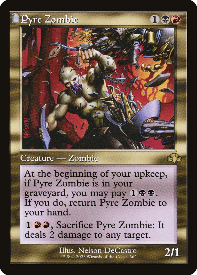 Pyre Zombie (Retro) [Dominaria Remastered] - The Mythic Store | 24h Order Processing