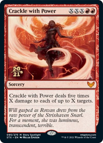 Crackle with Power [Strixhaven: School of Mages Prerelease Promos] - The Mythic Store | 24h Order Processing