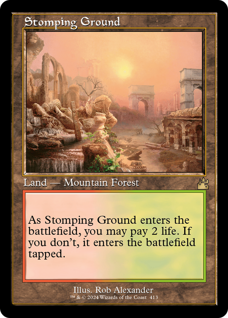 Stomping Ground (Retro) [Ravnica Remastered] - The Mythic Store | 24h Order Processing