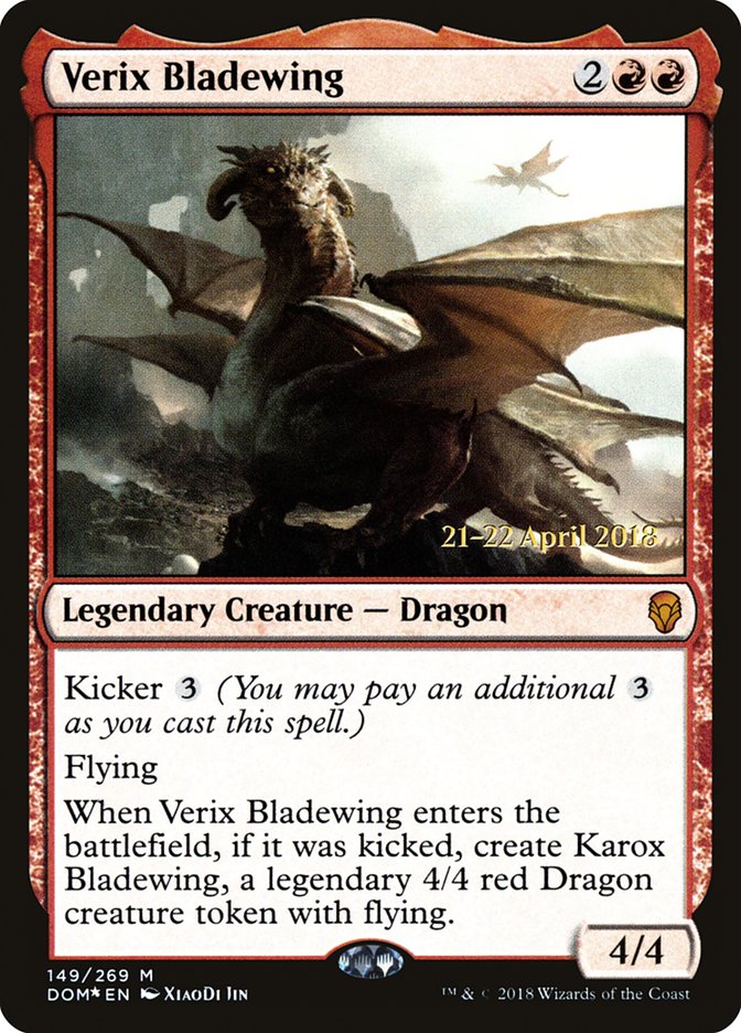 Verix Bladewing [Dominaria Prerelease Promos] - The Mythic Store | 24h Order Processing