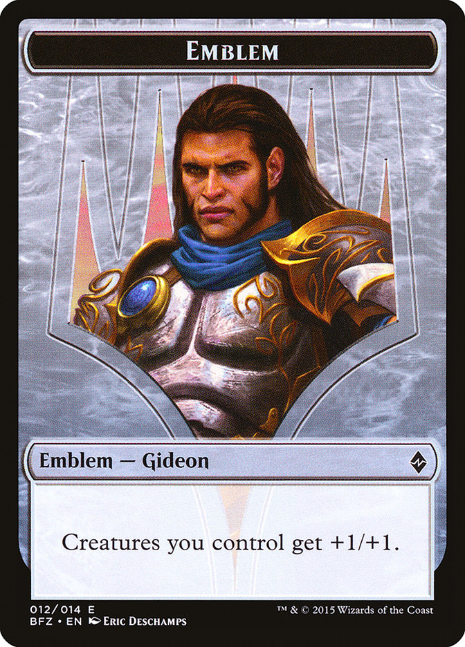 Gideon, Ally of Zendikar Emblem [Battle for Zendikar Tokens] - The Mythic Store | 24h Order Processing