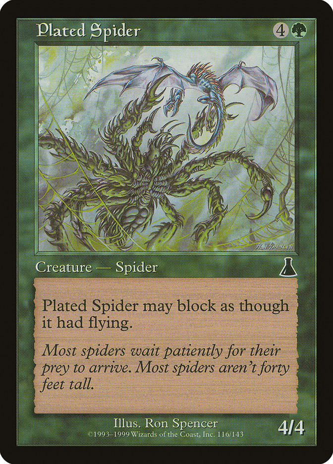 Plated Spider [Urza's Destiny] - The Mythic Store | 24h Order Processing