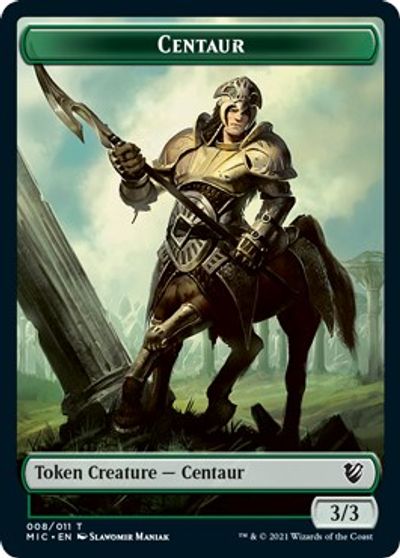Centaur // Wolf Double-Sided Token [Innistrad: Midnight Hunt Commander Tokens] - The Mythic Store | 24h Order Processing