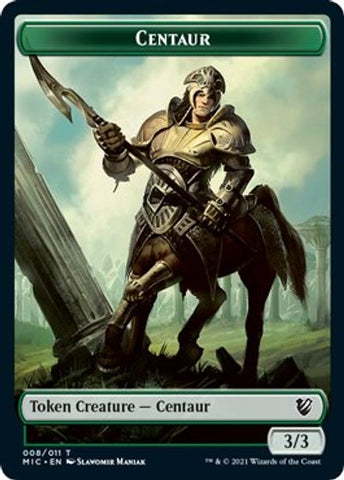 Centaur // Wolf Double-Sided Token [Innistrad: Midnight Hunt Commander Tokens] - The Mythic Store | 24h Order Processing