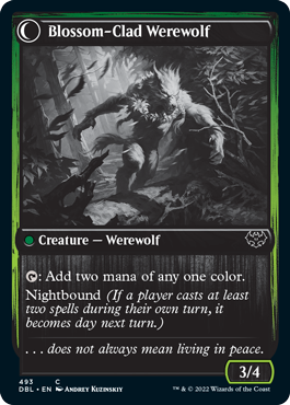 Weaver of Blossoms // Blossom-Clad Werewolf [Innistrad: Double Feature] - The Mythic Store | 24h Order Processing
