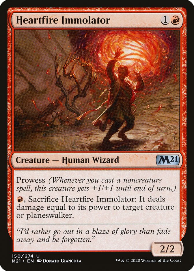Heartfire Immolator [Core Set 2021] - The Mythic Store | 24h Order Processing