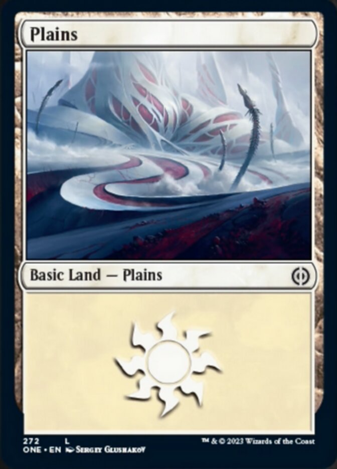 Plains (272) [Phyrexia: All Will Be One] - The Mythic Store | 24h Order Processing