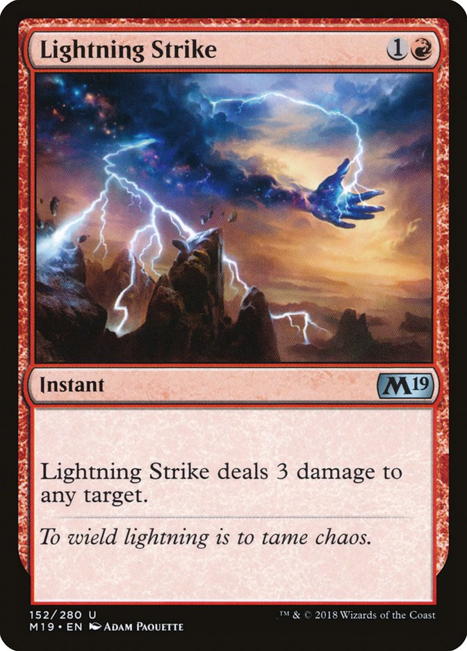 Lightning Strike [Core Set 2019] - The Mythic Store | 24h Order Processing