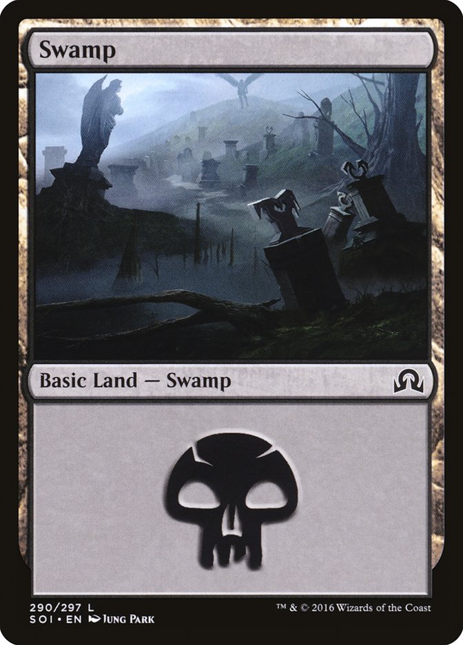 Swamp (290) [Shadows over Innistrad] - The Mythic Store | 24h Order Processing