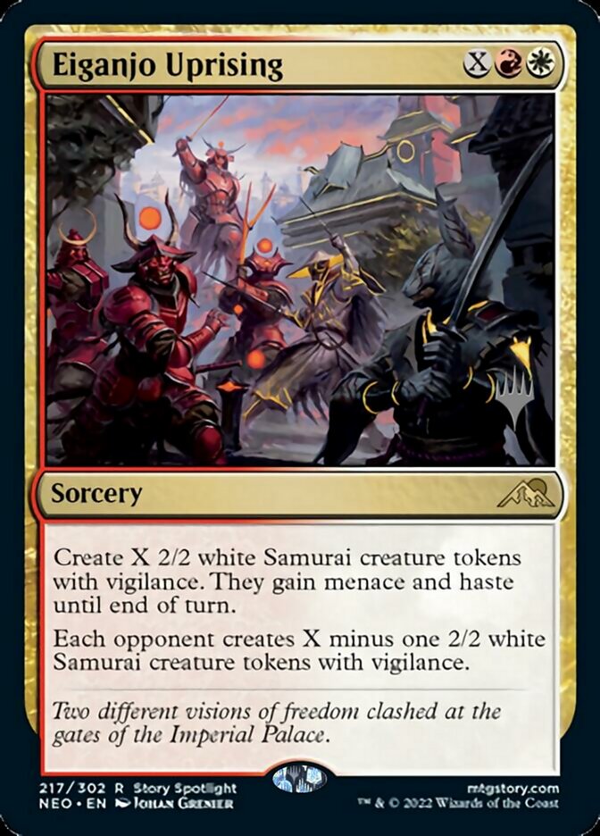 Eiganjo Uprising (Promo Pack) [Kamigawa: Neon Dynasty Promos] - The Mythic Store | 24h Order Processing