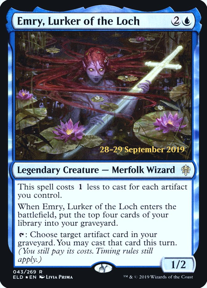 Emry, Lurker of the Loch [Throne of Eldraine Prerelease Promos] - The Mythic Store | 24h Order Processing