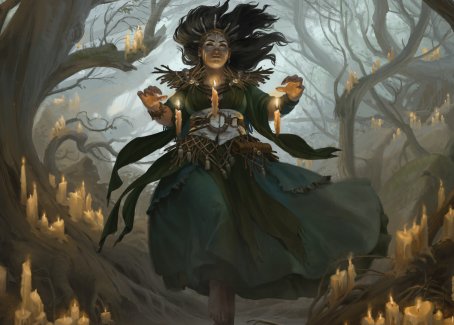 Candlegrove Witch 1 Art Card [Innistrad: Midnight Hunt Art Series] - The Mythic Store | 24h Order Processing