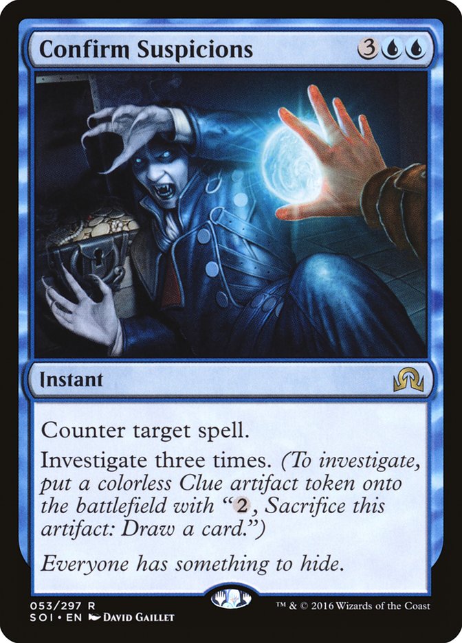 Confirm Suspicions [Shadows over Innistrad] - The Mythic Store | 24h Order Processing