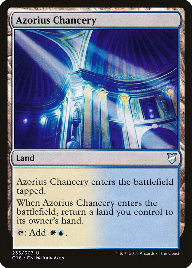 Azorius Chancery [Commander 2018] - The Mythic Store | 24h Order Processing