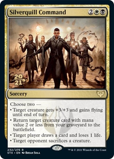 Silverquill Command [Strixhaven: School of Mages Prerelease Promos] - The Mythic Store | 24h Order Processing