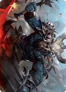 Frenzied Raider Art Card (Gold-Stamped Signature) [Kaldheim Art Series] - The Mythic Store | 24h Order Processing