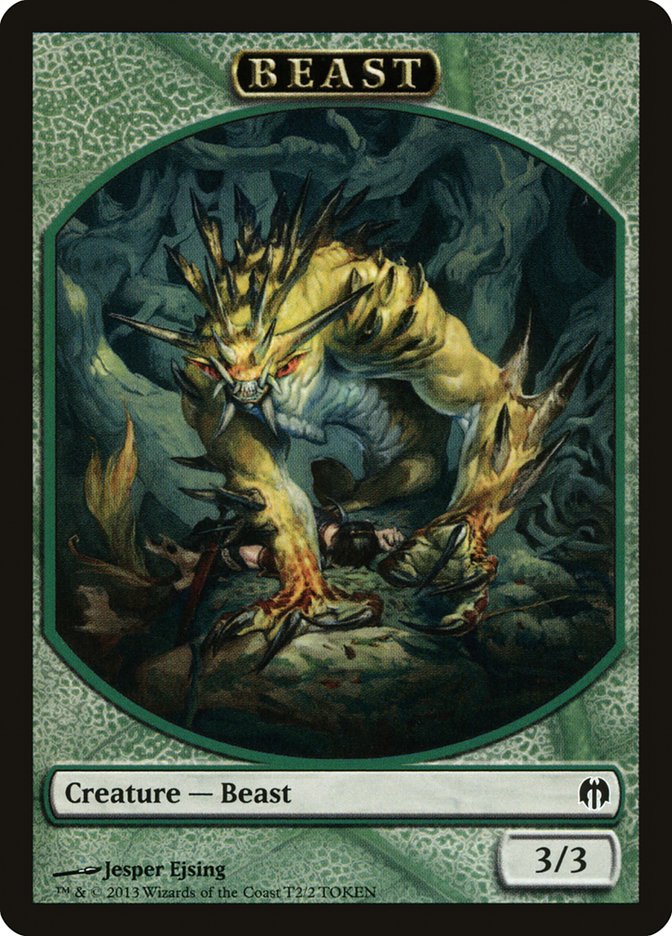 Beast Token [Duel Decks: Heroes vs. Monsters Tokens] - The Mythic Store | 24h Order Processing