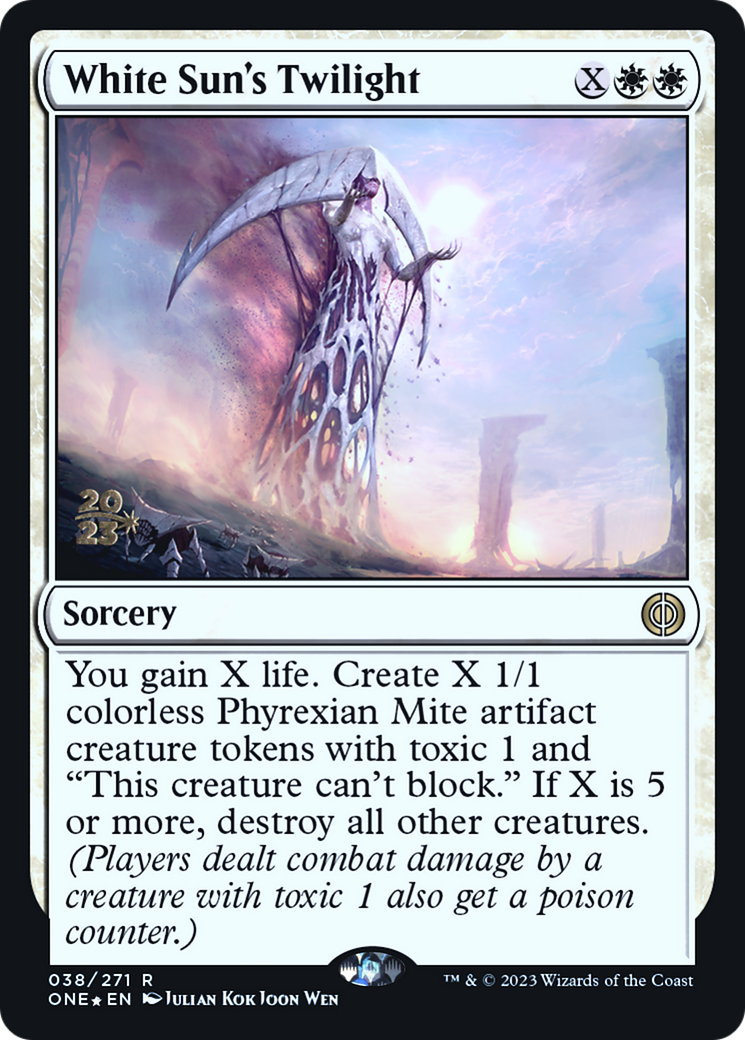White Sun's Twilight [Phyrexia: All Will Be One Prerelease Promos] - The Mythic Store | 24h Order Processing