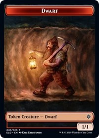 Dwarf // Food (17) Double-Sided Token [Throne of Eldraine Tokens] - The Mythic Store | 24h Order Processing