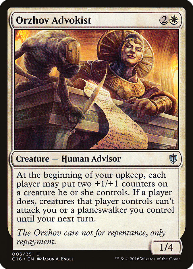 Orzhov Advokist [Commander 2016] - The Mythic Store | 24h Order Processing