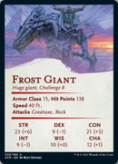 Frost Giant Art Card (Gold-Stamped Signature) [Dungeons & Dragons: Adventures in the Forgotten Realms Art Series] - The Mythic Store | 24h Order Processing