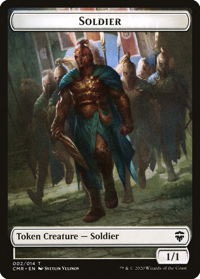 Copy (013) // Soldier Double-Sided Token [Commander Legends Tokens] - The Mythic Store | 24h Order Processing