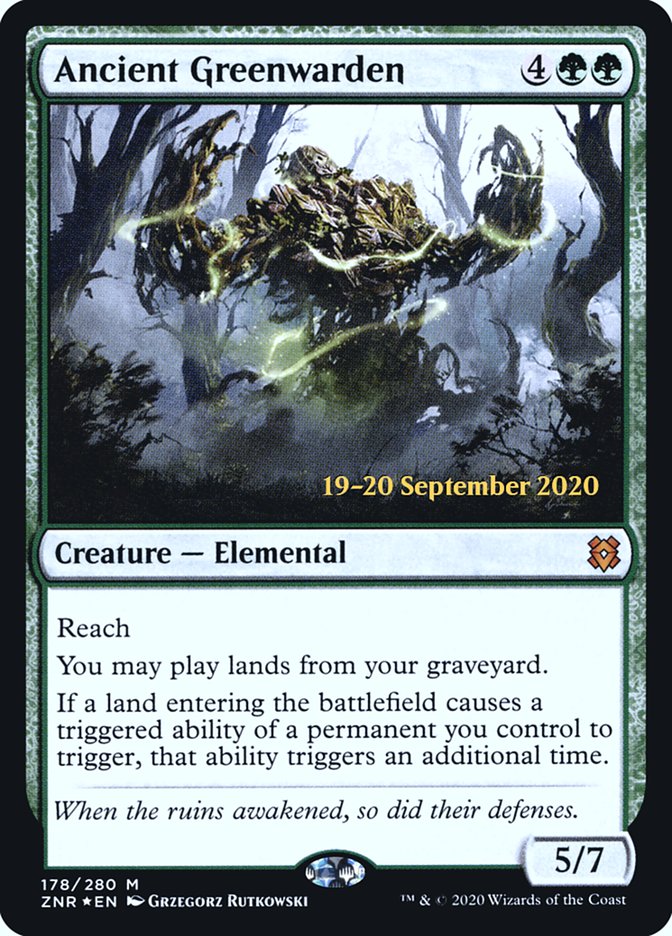 Ancient Greenwarden [Zendikar Rising Prerelease Promos] - The Mythic Store | 24h Order Processing