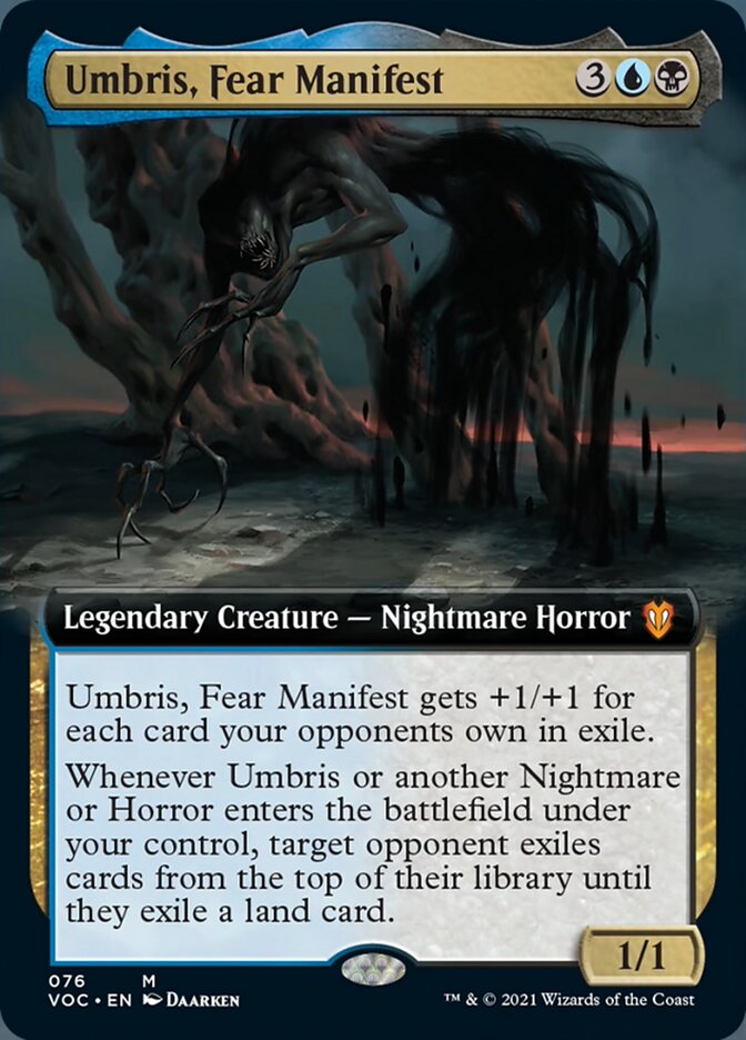 Umbris, Fear Manifest (Extended Art) [Innistrad: Crimson Vow Commander] - The Mythic Store | 24h Order Processing