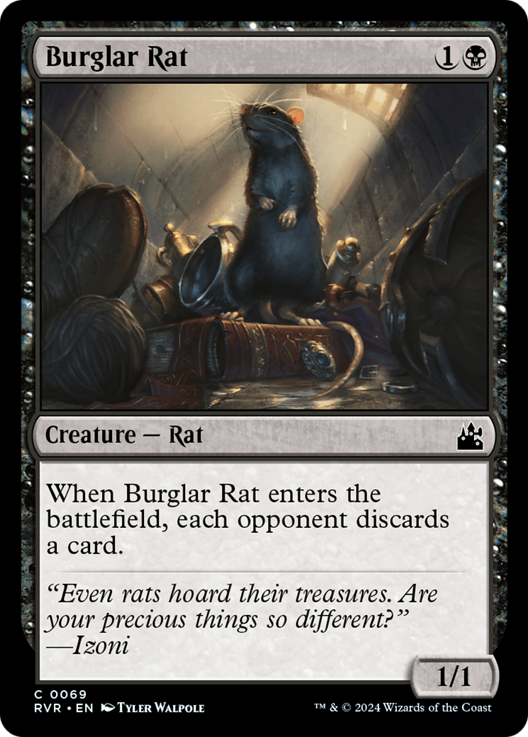 Burglar Rat [Ravnica Remastered] - The Mythic Store | 24h Order Processing