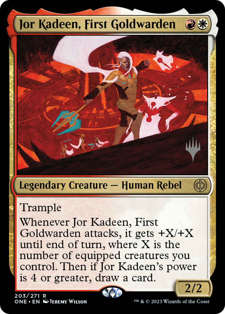 Jor Kadeen, First Goldwarden (Promo Pack) [Phyrexia: All Will Be One Promos] - The Mythic Store | 24h Order Processing