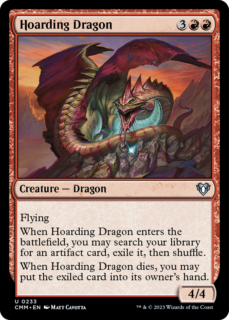 Hoarding Dragon [Commander Masters] - The Mythic Store | 24h Order Processing