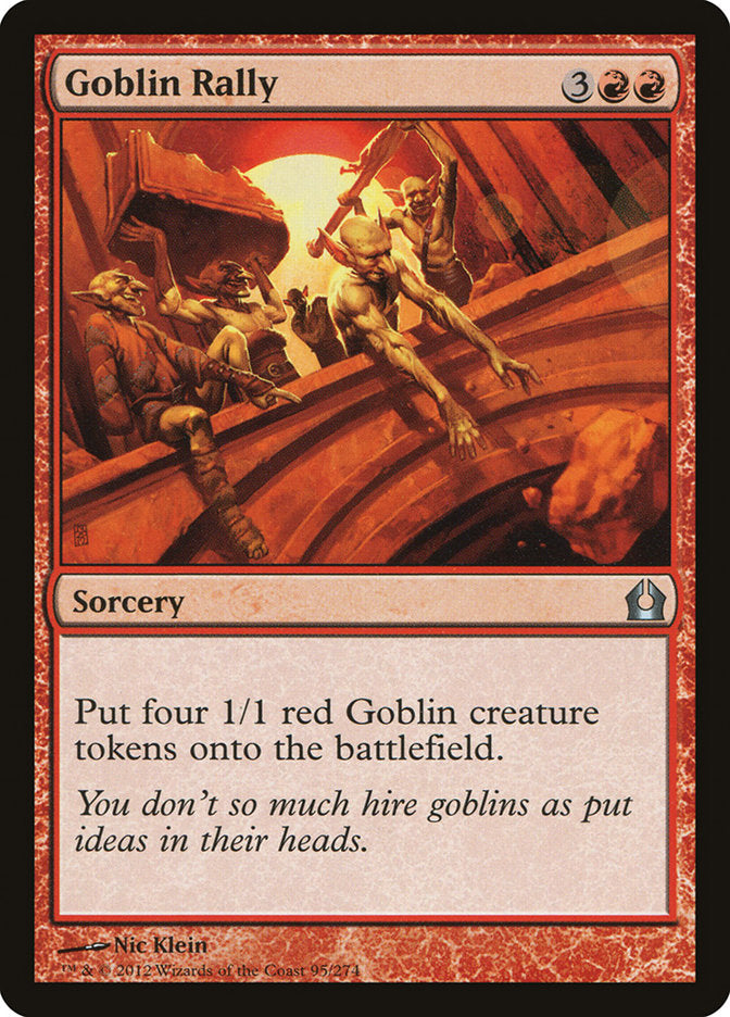 Goblin Rally [Return to Ravnica] - The Mythic Store | 24h Order Processing